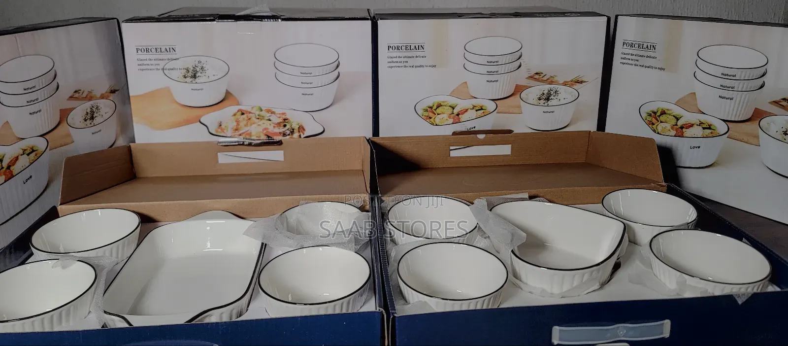 Porcelain 5 Pieces Dinner Set