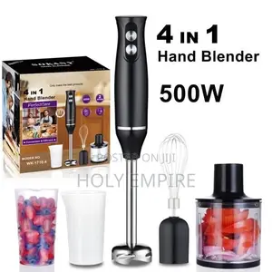 Electric Hand Blender 2 Mix Speed Immersion Blender Stainles