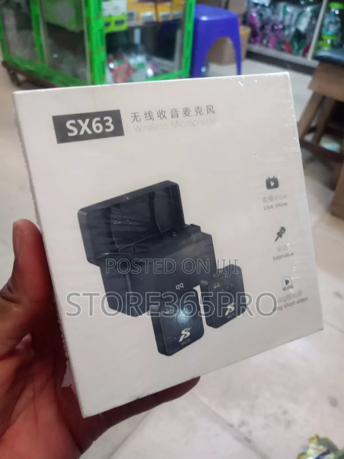 Sx63 Noise Cancelation Wireless Microphone