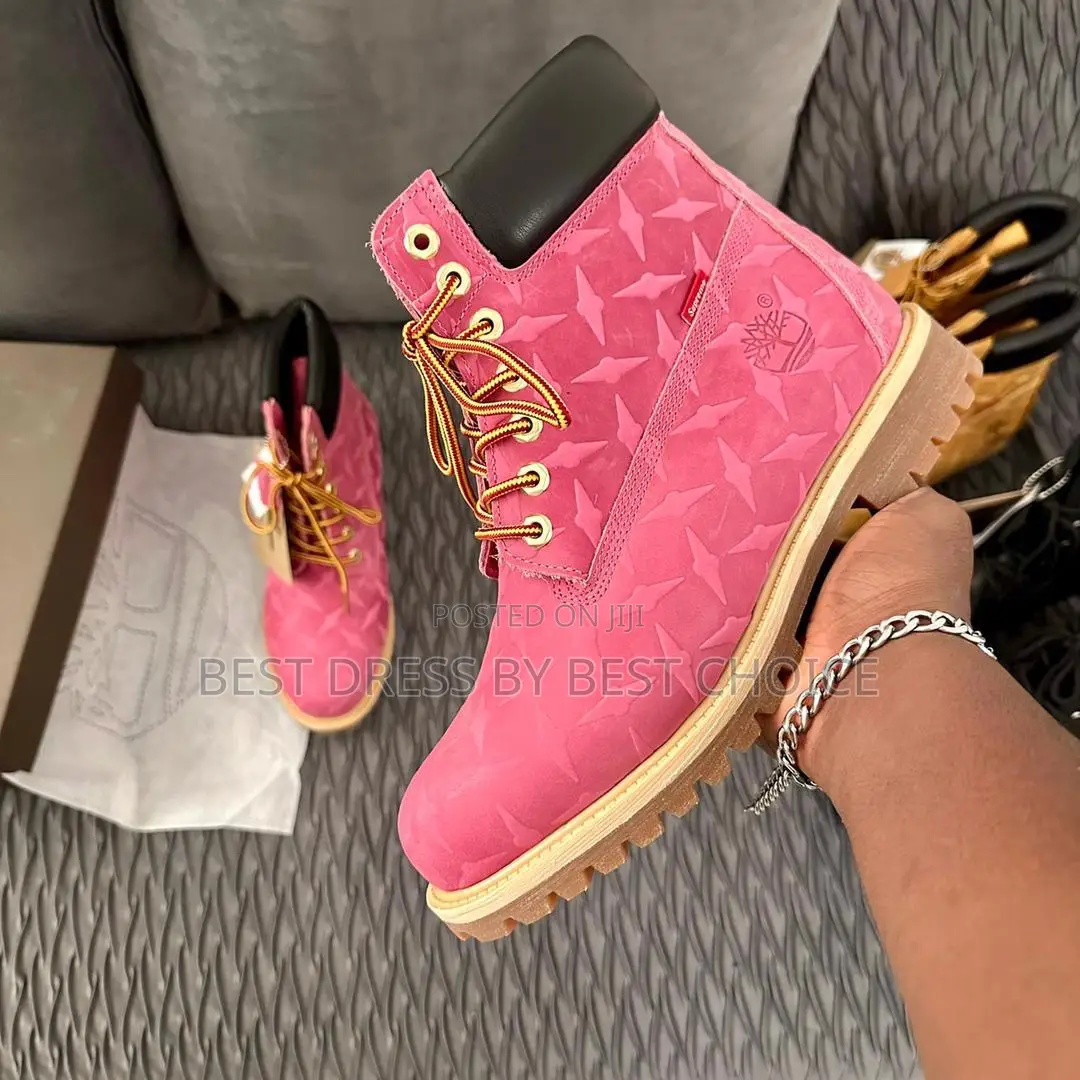 Supreme Timberland Boot Now Available Pink