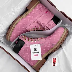 Supreme Timberland Boot Now Available Pink