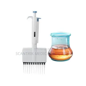 Variable Multichannel Pipettor – 12 Pipette Tips