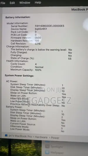 Laptop Apple MacBook Pro 16GB Apple M4 SSD 512GB