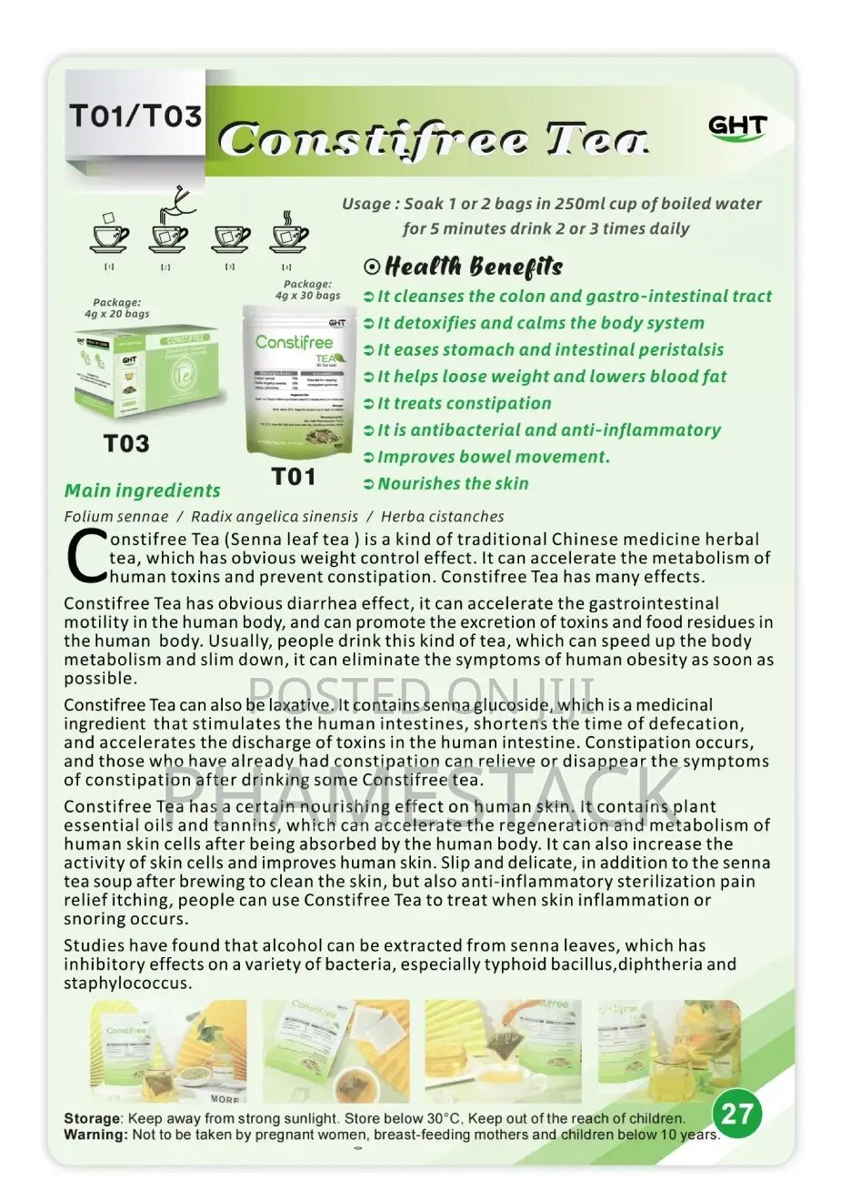 GHT Constifree Tea