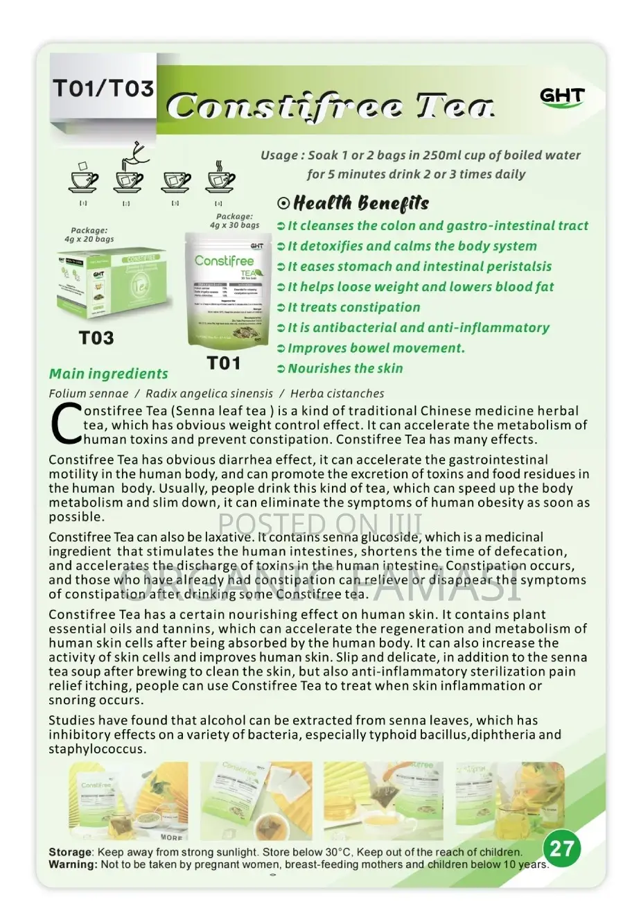 GHT Constifree Tea