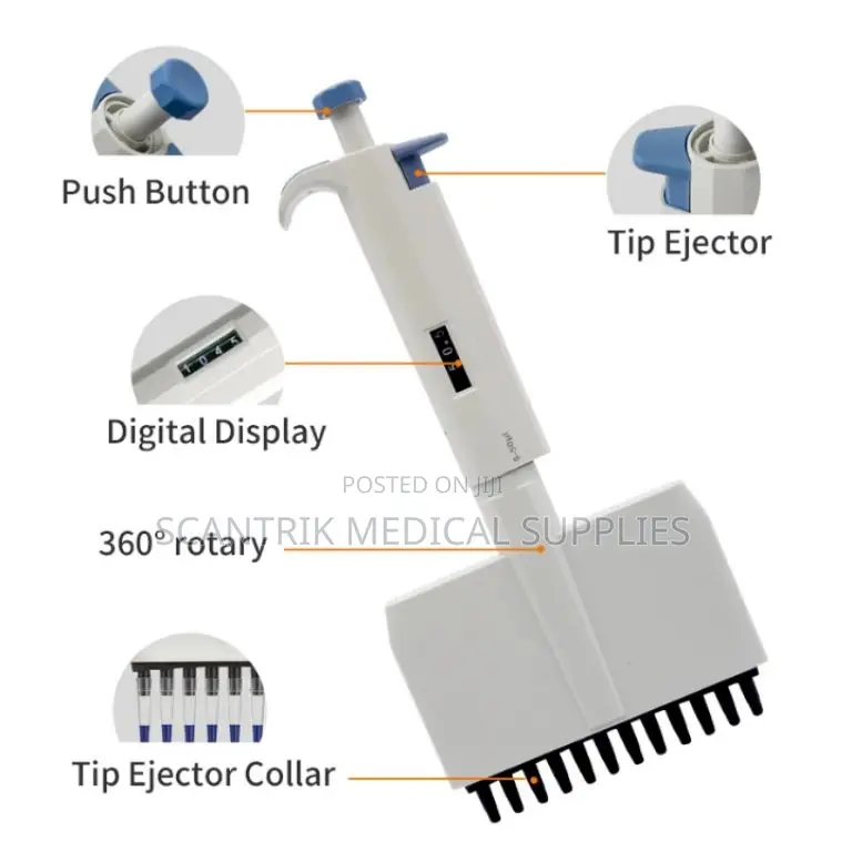 12channel Adjustable Micropipette