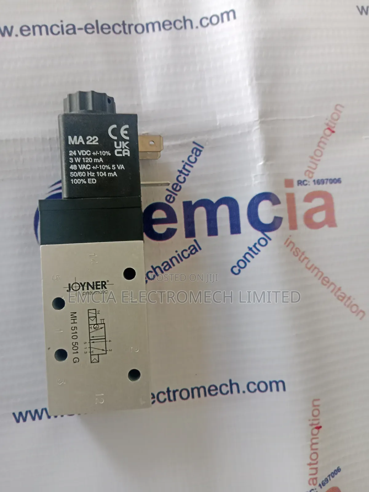 Original Joyner Pneumatic Valve Mh510501g