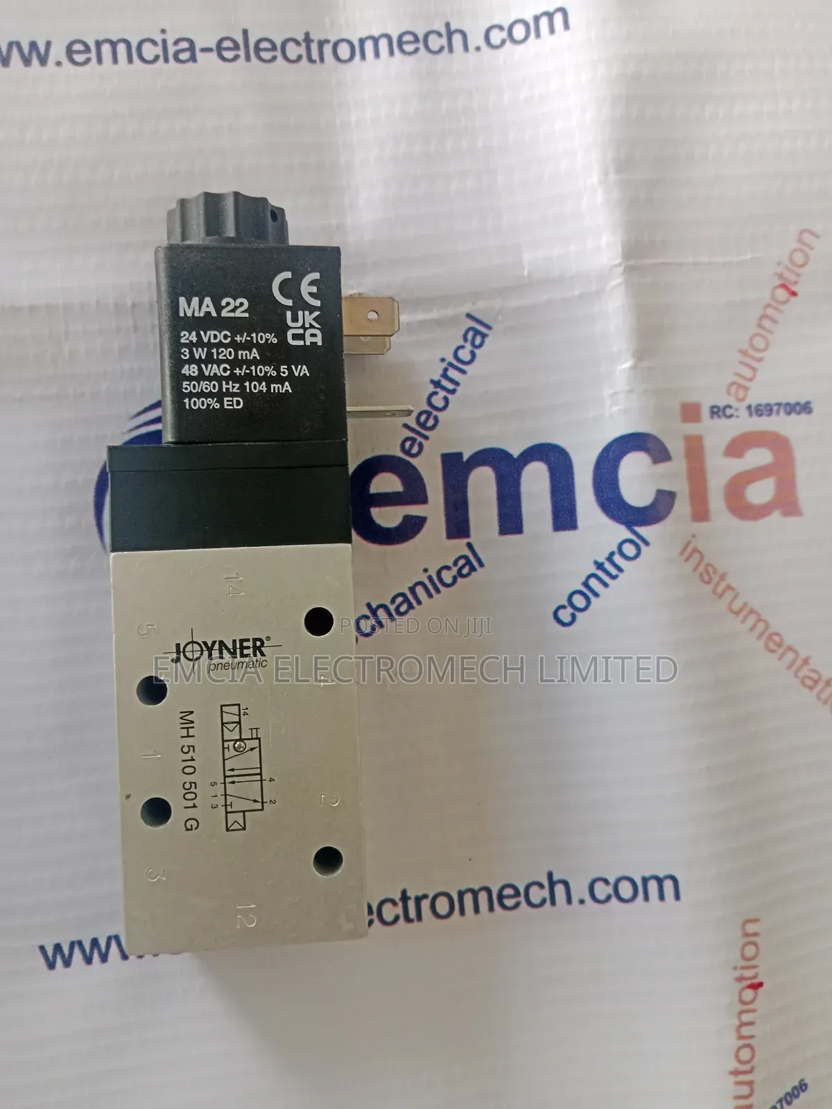 Original Joyner Pneumatic Valve Mh510501g