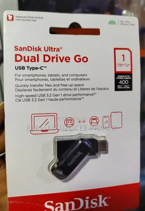 1tb Sandisk Ultra Dual Drive Go Usb Type-C + Usb Flash Drive