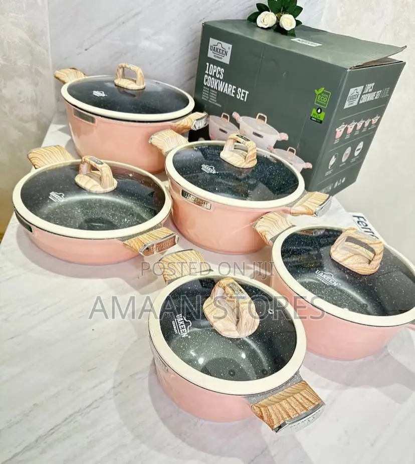 10pcs Quality Granite Coating Cookware Sets