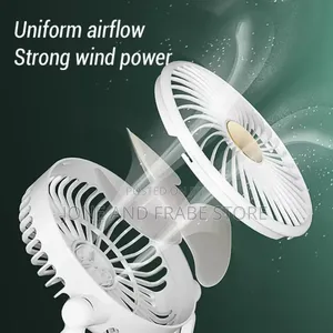 360° Rotation Foldable Mini Rechargeable Fan With Led Light