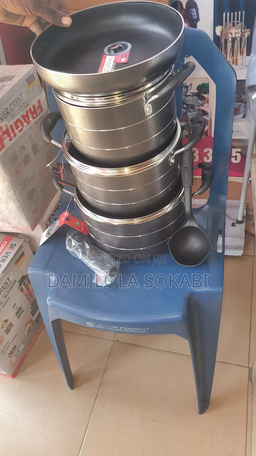 4 Set Non Stick Pot With Frying Pan