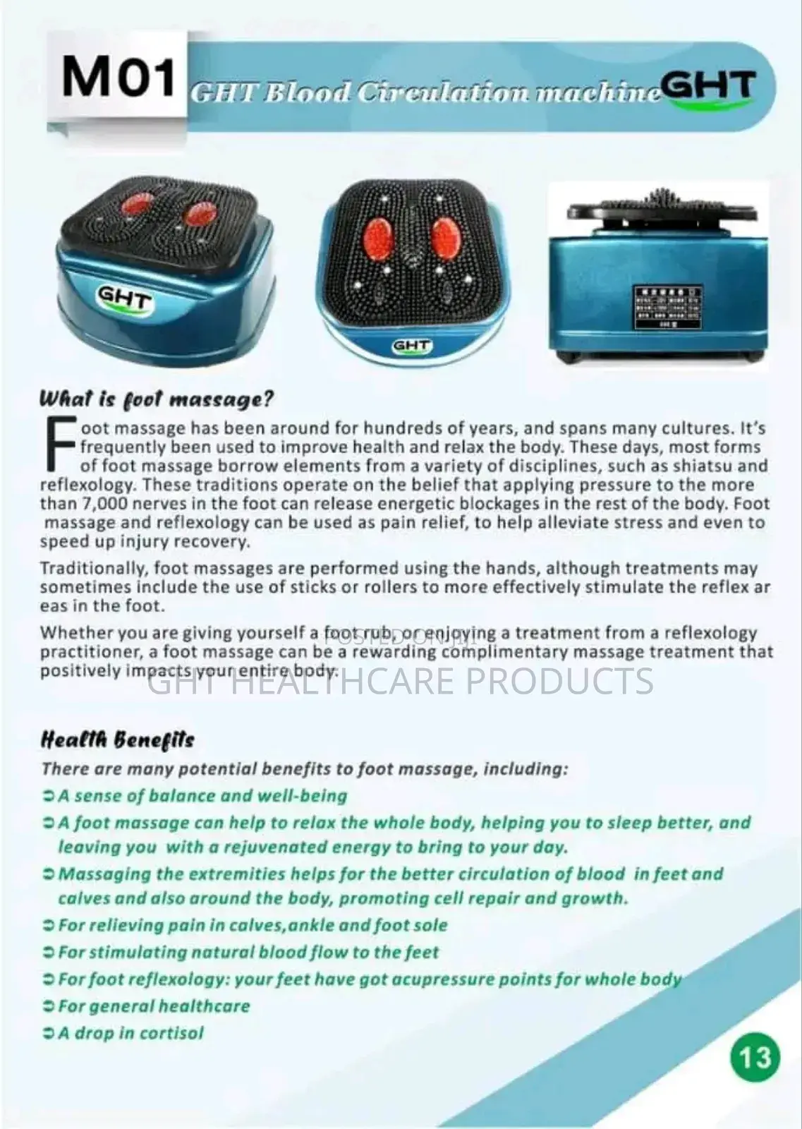 Ght Blood Circulation Machine