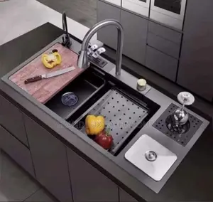 Multi-Functional Modern Kitchen Sink Workstation