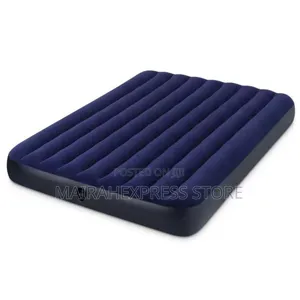 Intex Dura Beam Inflatable Camp Air Bed With Pump