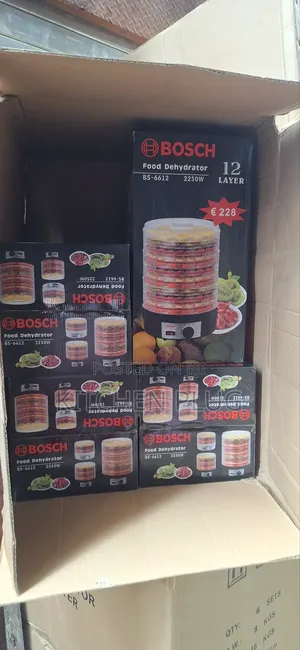 Bosch Food Dehydrator, Model Bs-6612, With 12 Layers