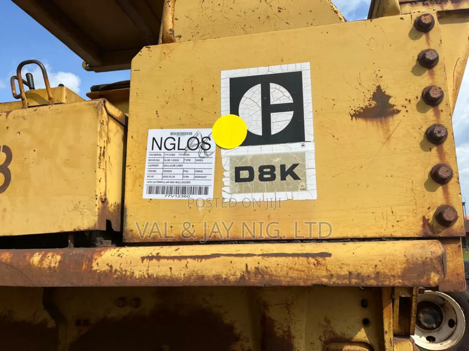 Cat Bulldozer D8k - Foreign Use