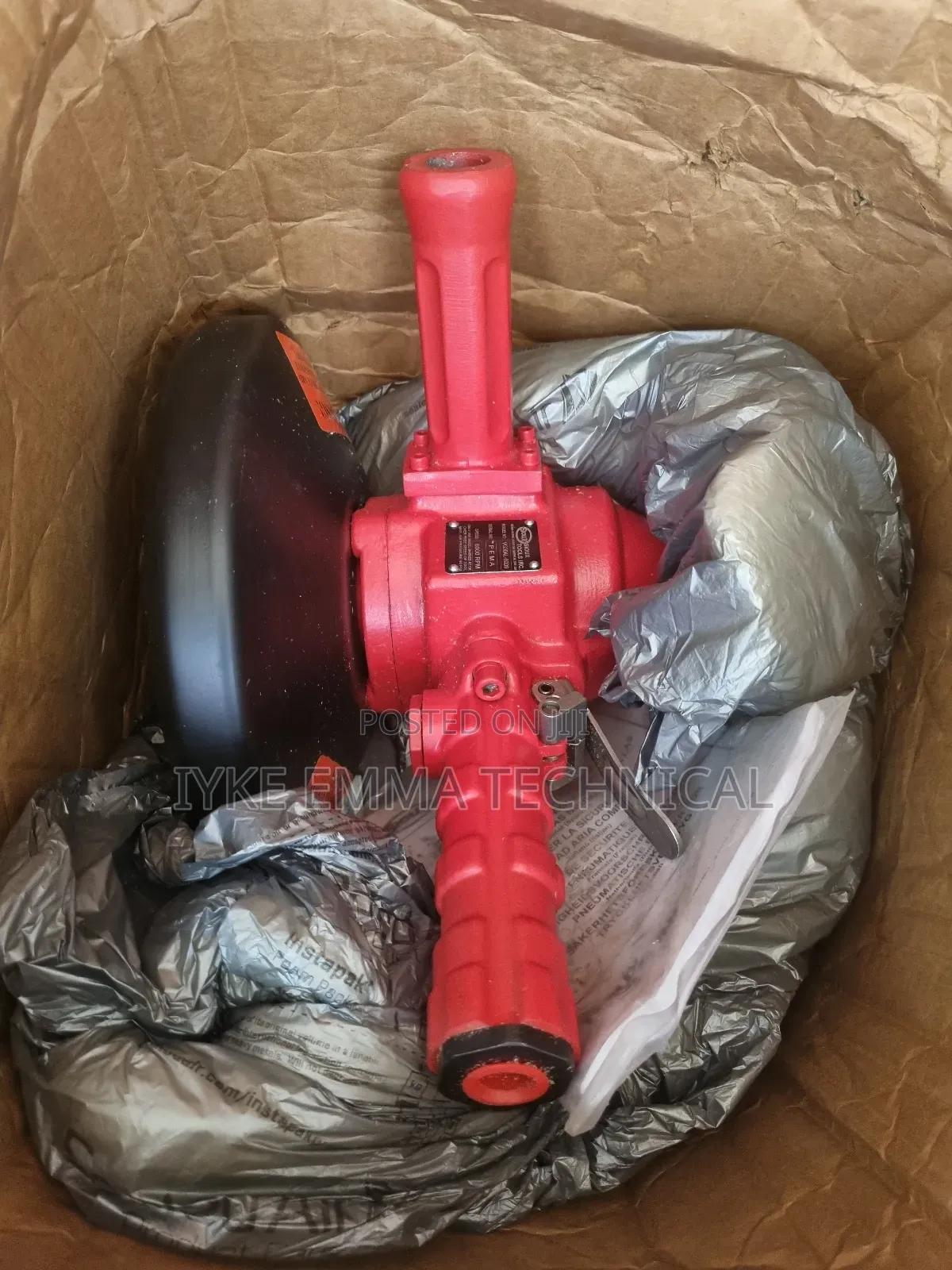 7" Underwater Pneumatic Angle Grinder Heavy Duty