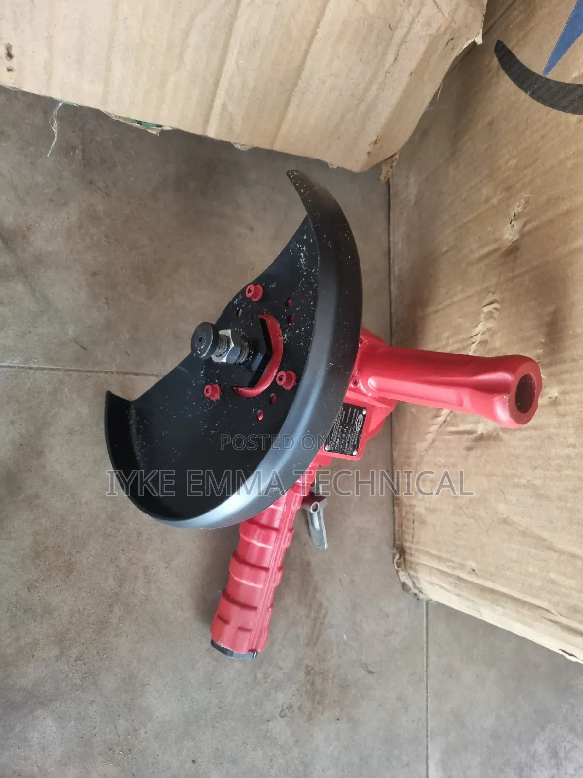 7" Underwater Pneumatic Angle Grinder Heavy Duty