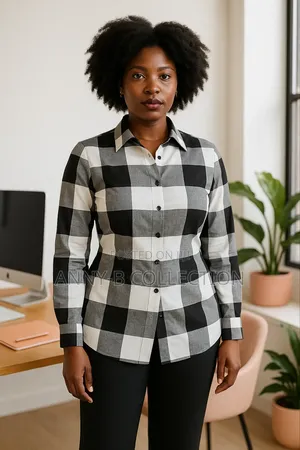 Photo - Long Sleeve Linen Ladies Thrift Shirt