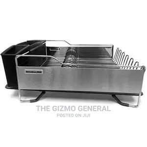 3-Piece Dish Drying Rack - Grey