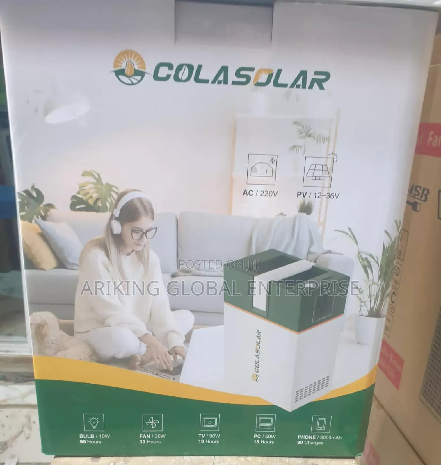 1kwh Cola Solar Generator