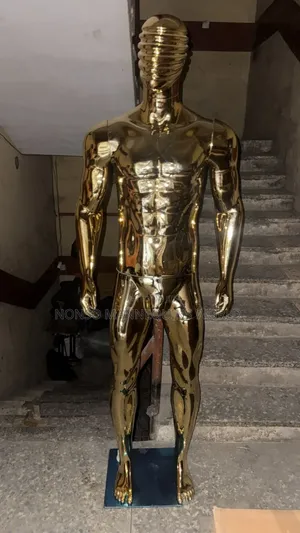Spider Face Male Gold Chrome Male Mannequin