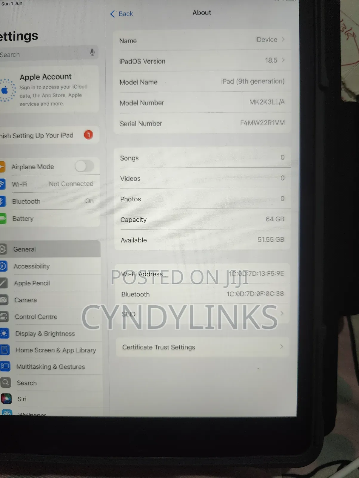Apple iPad 10.2 (2021) 64 GB Silver