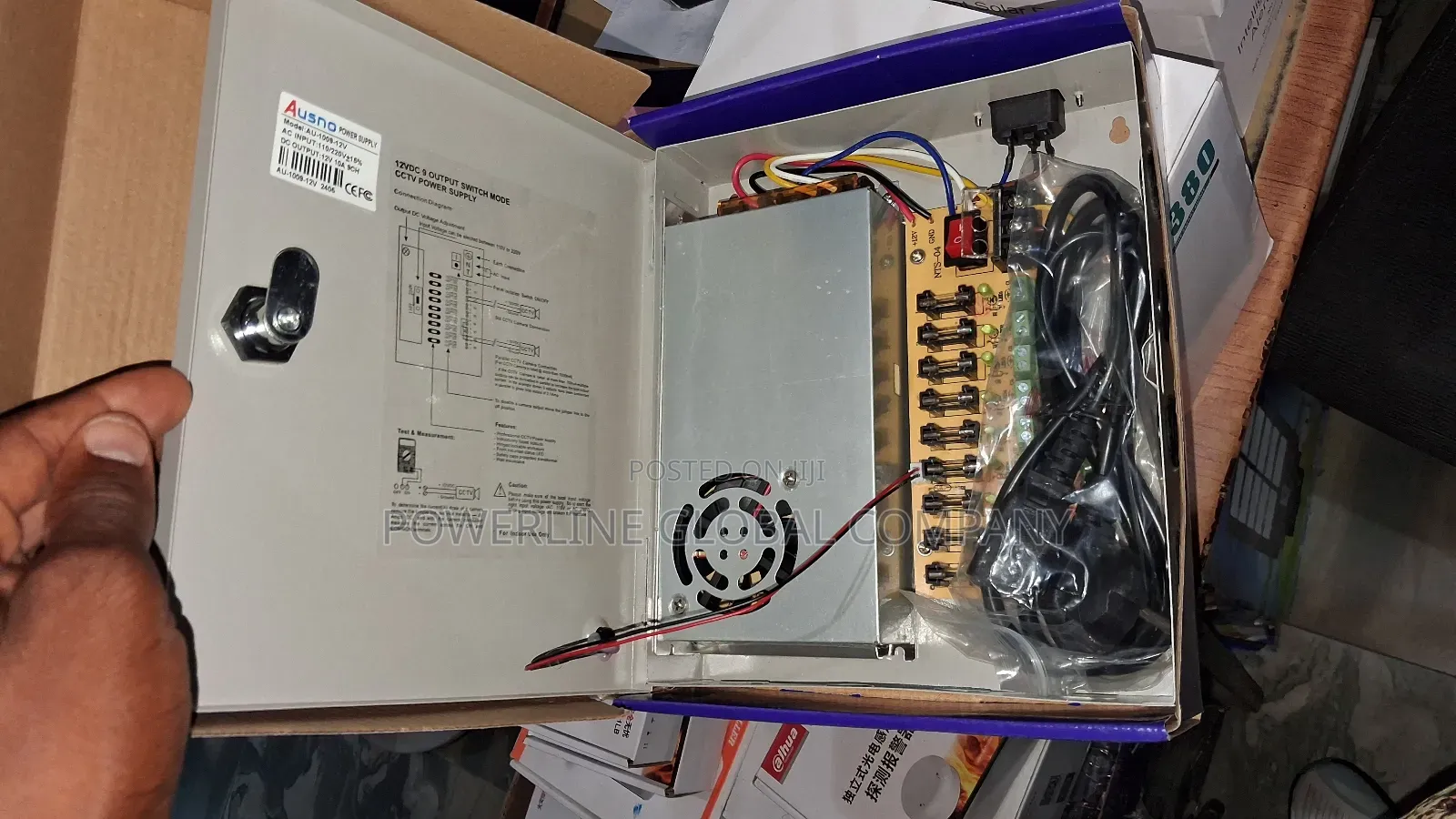 Power Supply for Ip Cameras Get From Powerline Global Comp