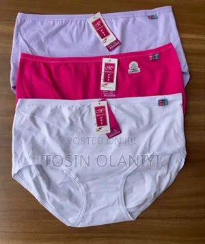 Beautiful Full Cotton Panties. 3 Pieces in a Set