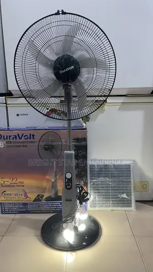 Duravolt Solar Reachable Standing Fan 18inches