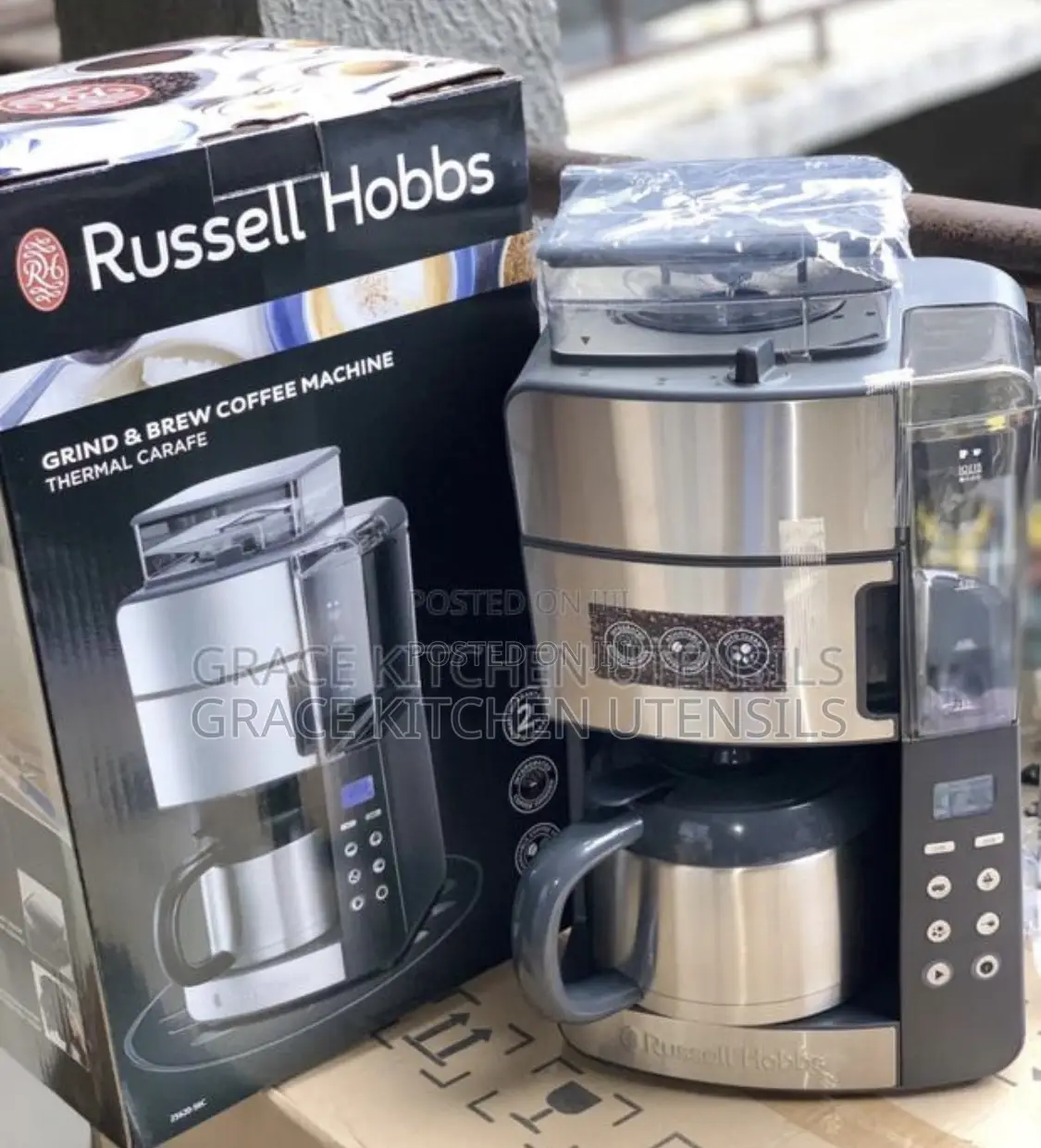 Russell Hobbs Grind Brew Coffee Machine With Grinder