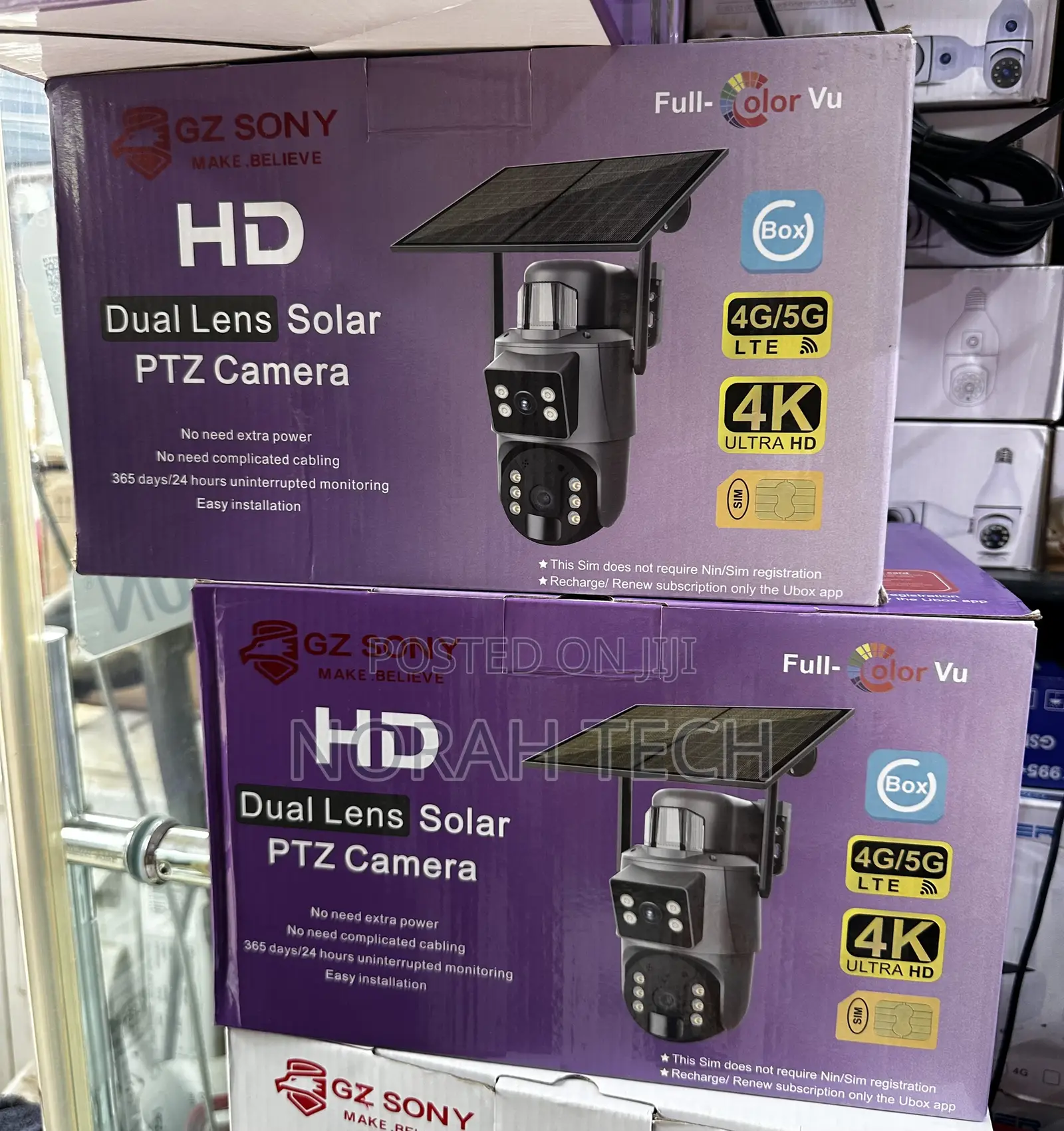 Ultra Hd Dual Lens Solar PTZ Camera