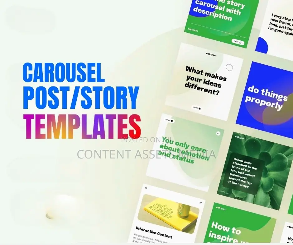Carousel Template Design and Creation