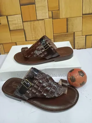 Brawn Leather Italian Slippers