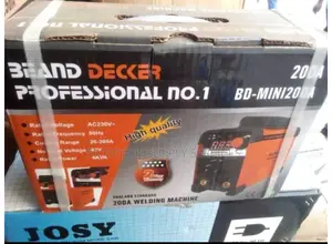 Original Brand Decker Joshy (200a) Welding Machine