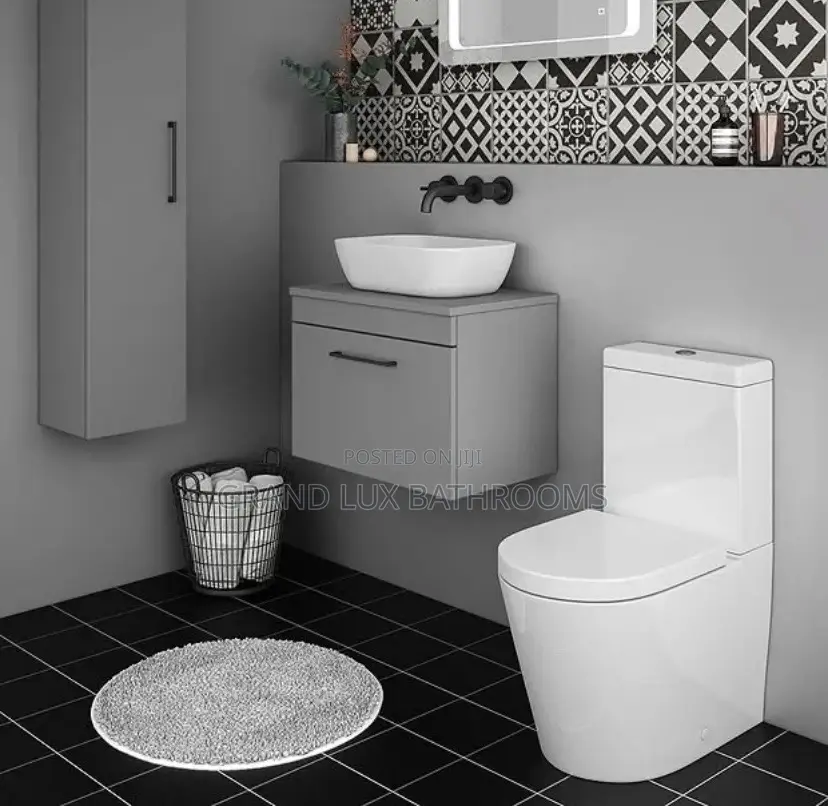 "Modern Rectangular Countertop Bathroom Basin