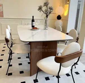 6 Seater New Modem Dining Table With 6 Chairs