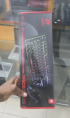 Rechargeable Raiku R905 Wireless Mouse and Keyboard