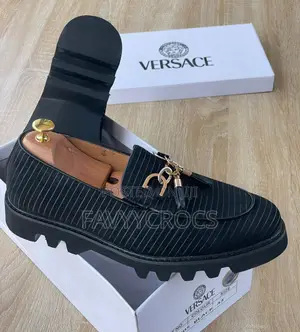 Photo - Versace Stripe Loafers