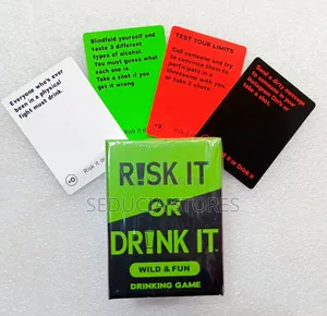 Risk It or Drink It Adult Party Game Cards