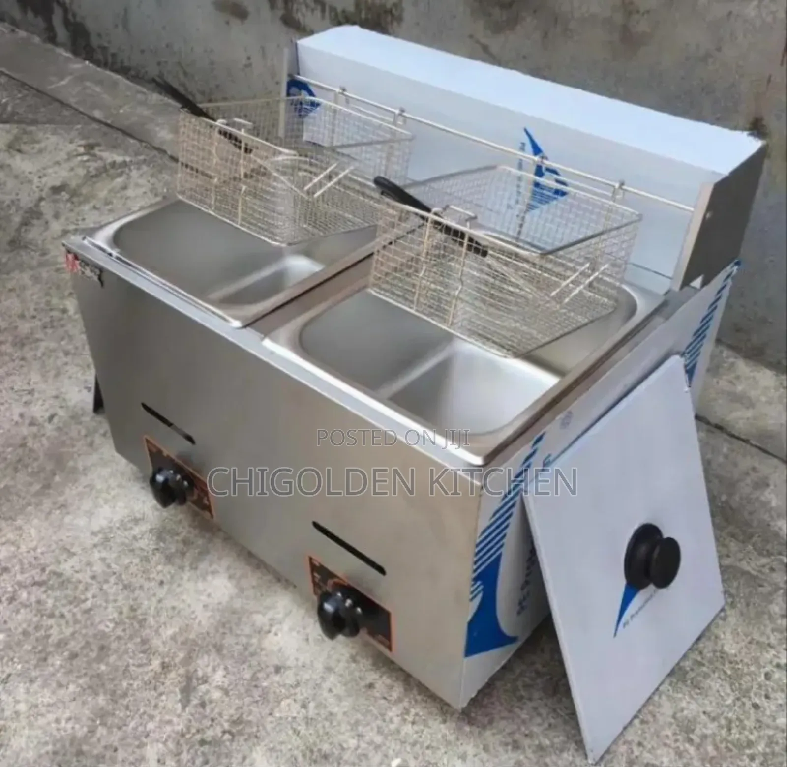 Tabletop Industrial Deep Fryer 20l 2tank