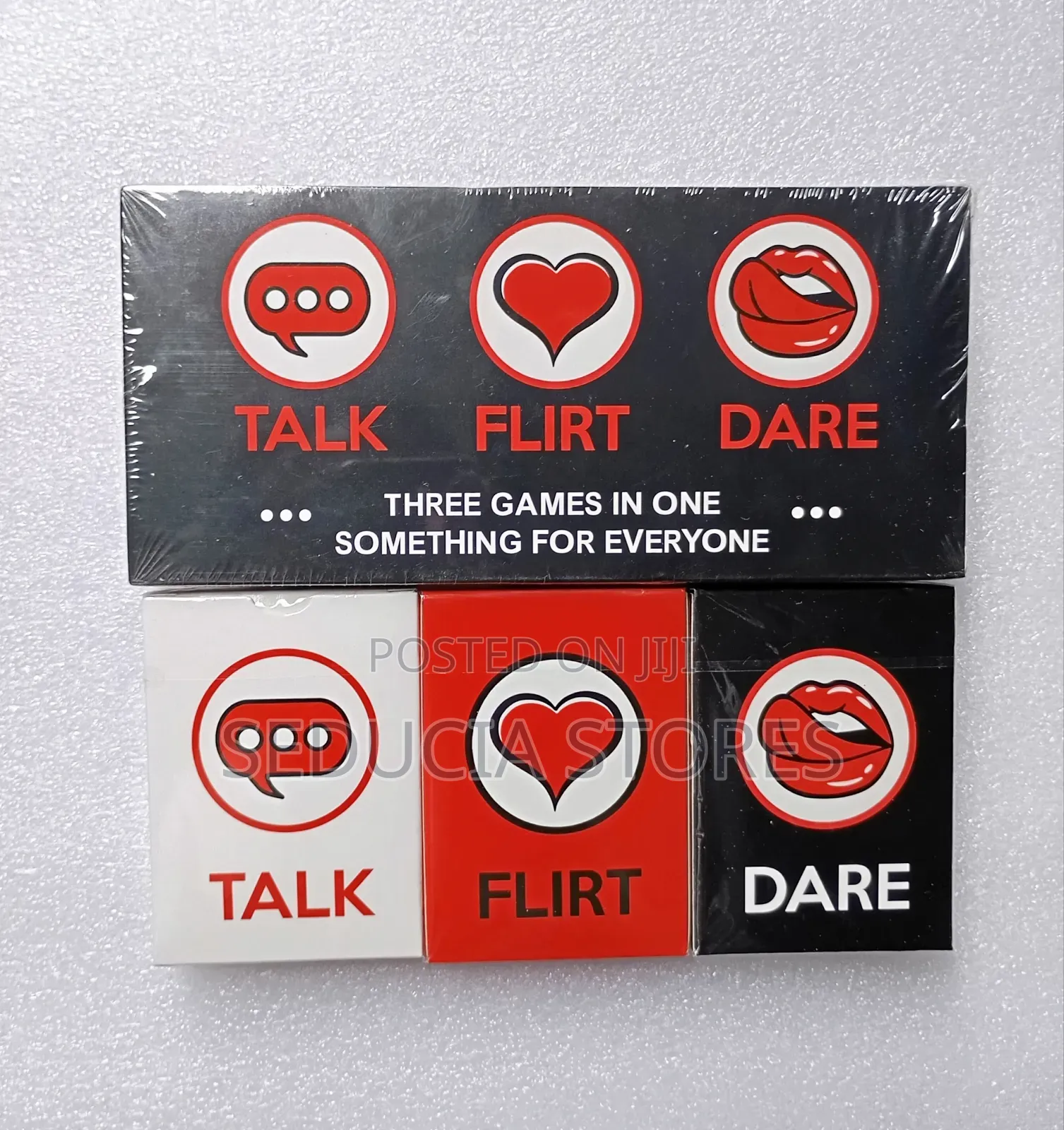 Talk Flirt Dare Couple Game Cards