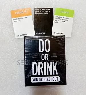 Do or Drink Adult Party Game Cards