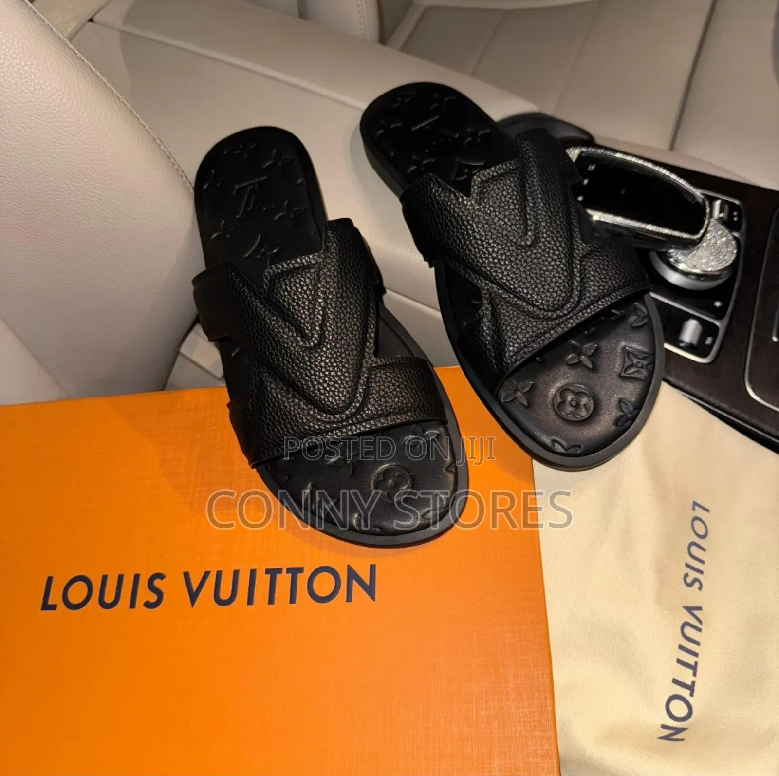 High Quality Lv Oasis Mules Rubber Sole