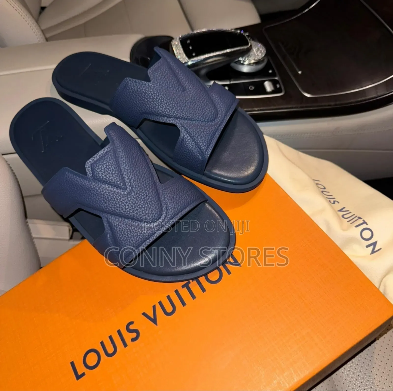 High Quality Lv Oasis Mules Rubber Sole
