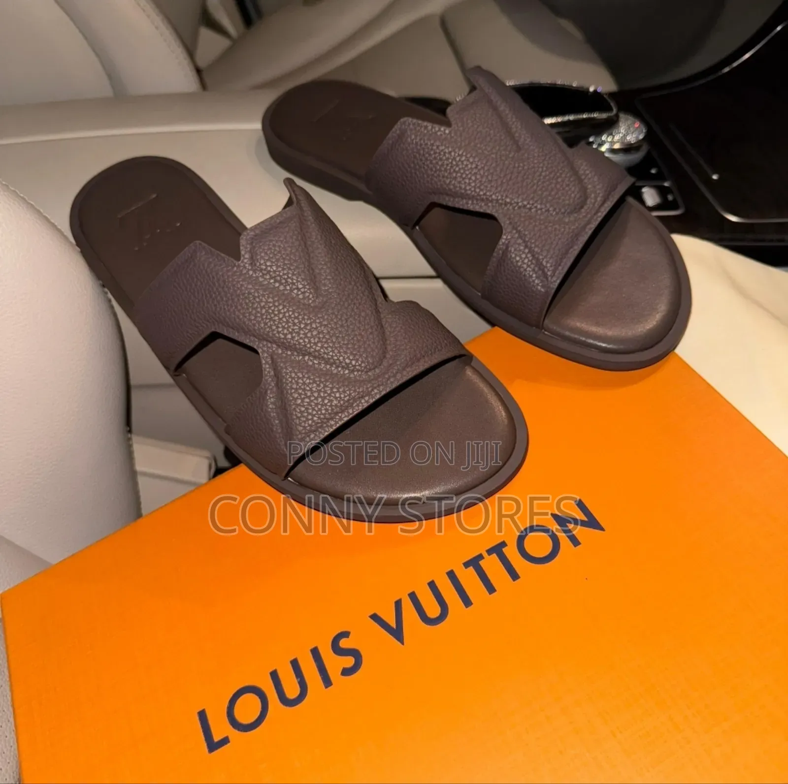 High Quality Lv Oasis Mules Rubber Sole