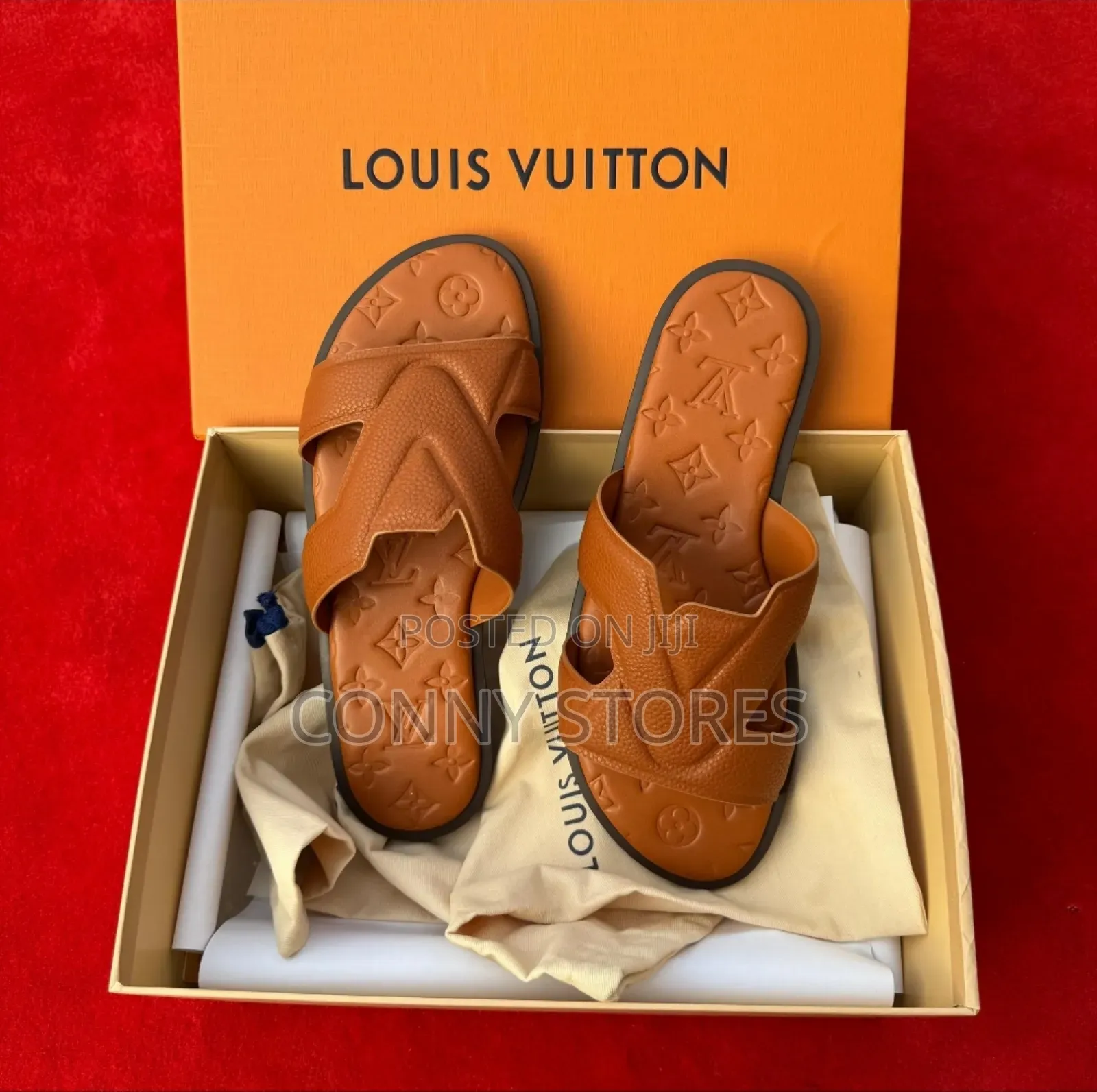 High Quality Lv Oasis Mules Rubber Sole