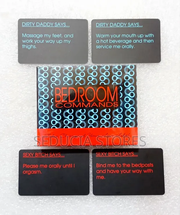 Bedroom Commands Couple Foreplay Game Cards for sale - Seducia Stores   Price:  10,000 on Jiji.ng [Amuwo-Odofin]