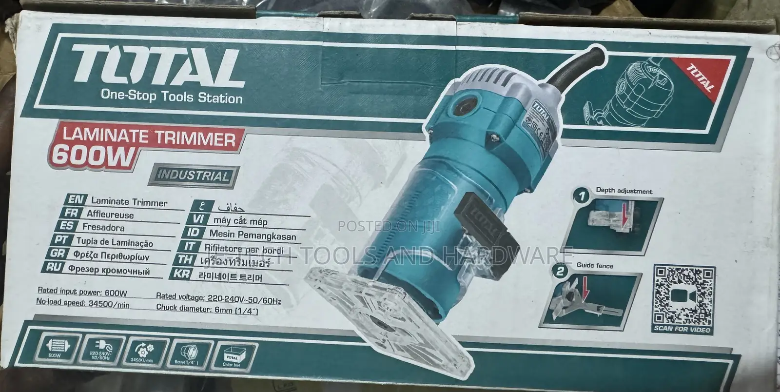 Total Laminate Trimmer Tlt6001 600w